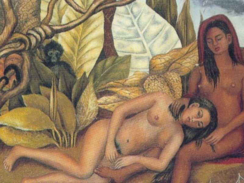 Due nudi nel bosco (Frida Kahlo, 1939)