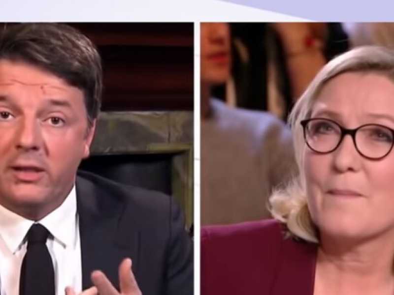 La lezione europeista di Matteo Renzi a Marine Le Pen (e a Salvini)