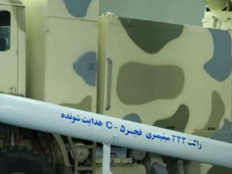 Una postazione mobile di lancio dei Fajr-5