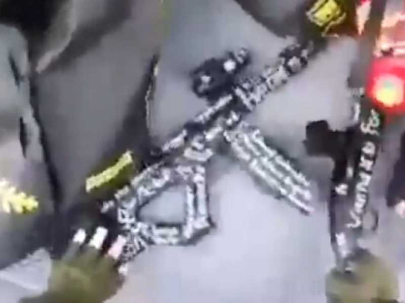 Un frame del video diffuso sui social network dall'attentatore di Christchurch 
