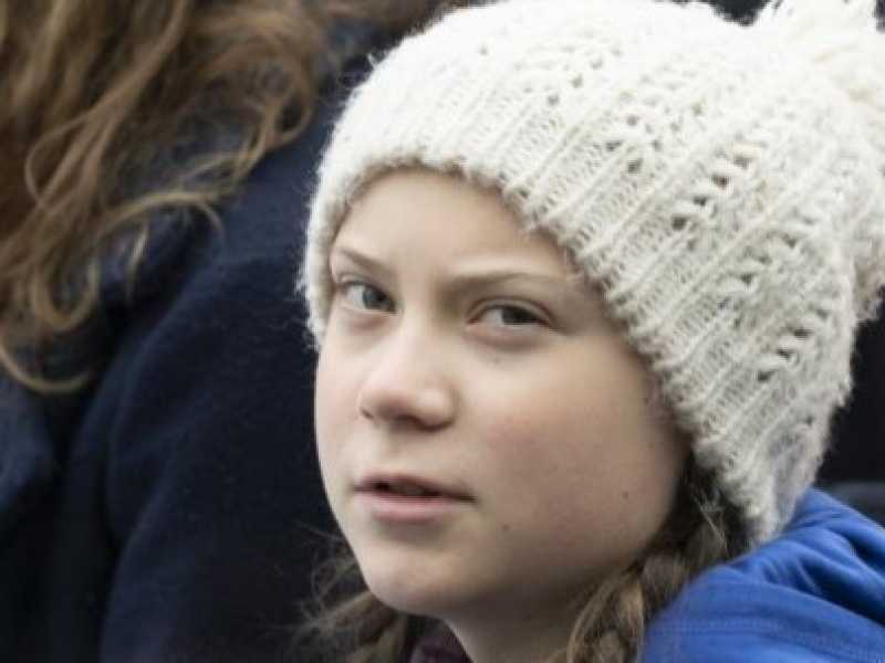 Greta Thunberg (foto LaPresse)