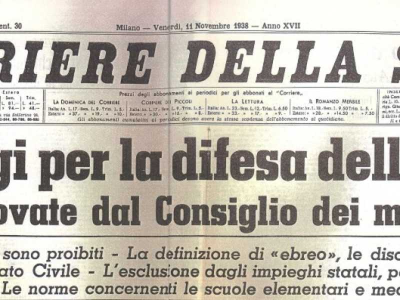Colpevoli di “razza ebraica”