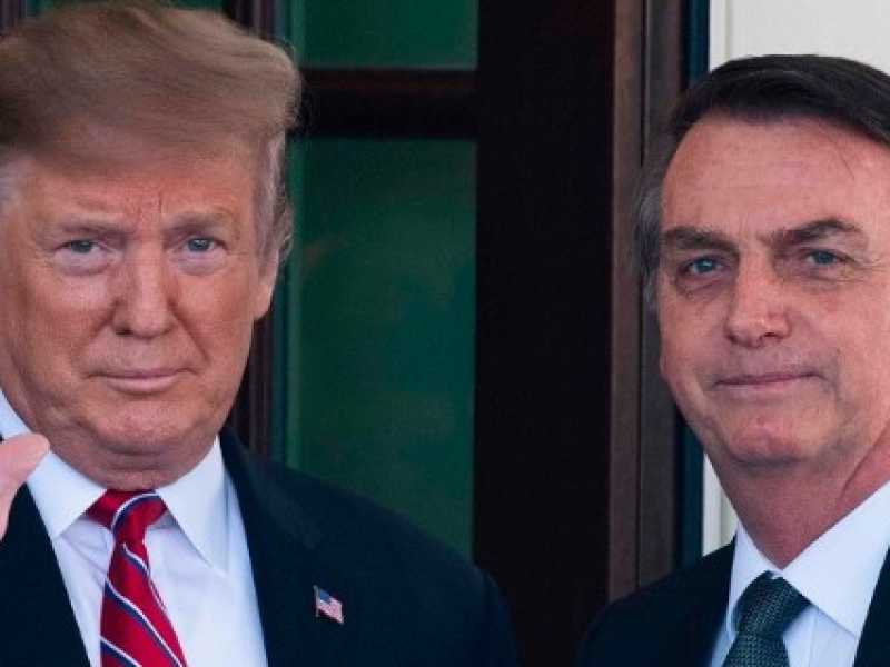 Donald Trump e Jair Bolsonaro (foto LaPresse)