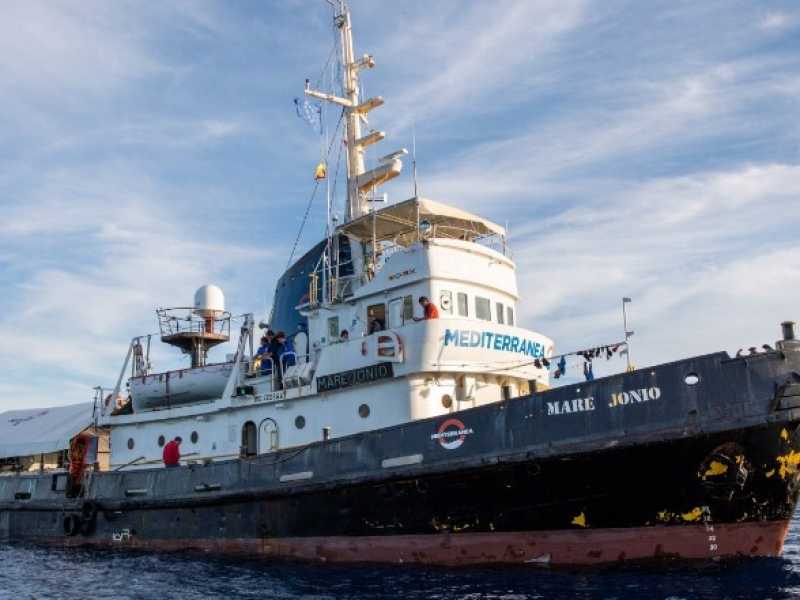 Nave Mare Jonio, dell'ong Mediterranea
