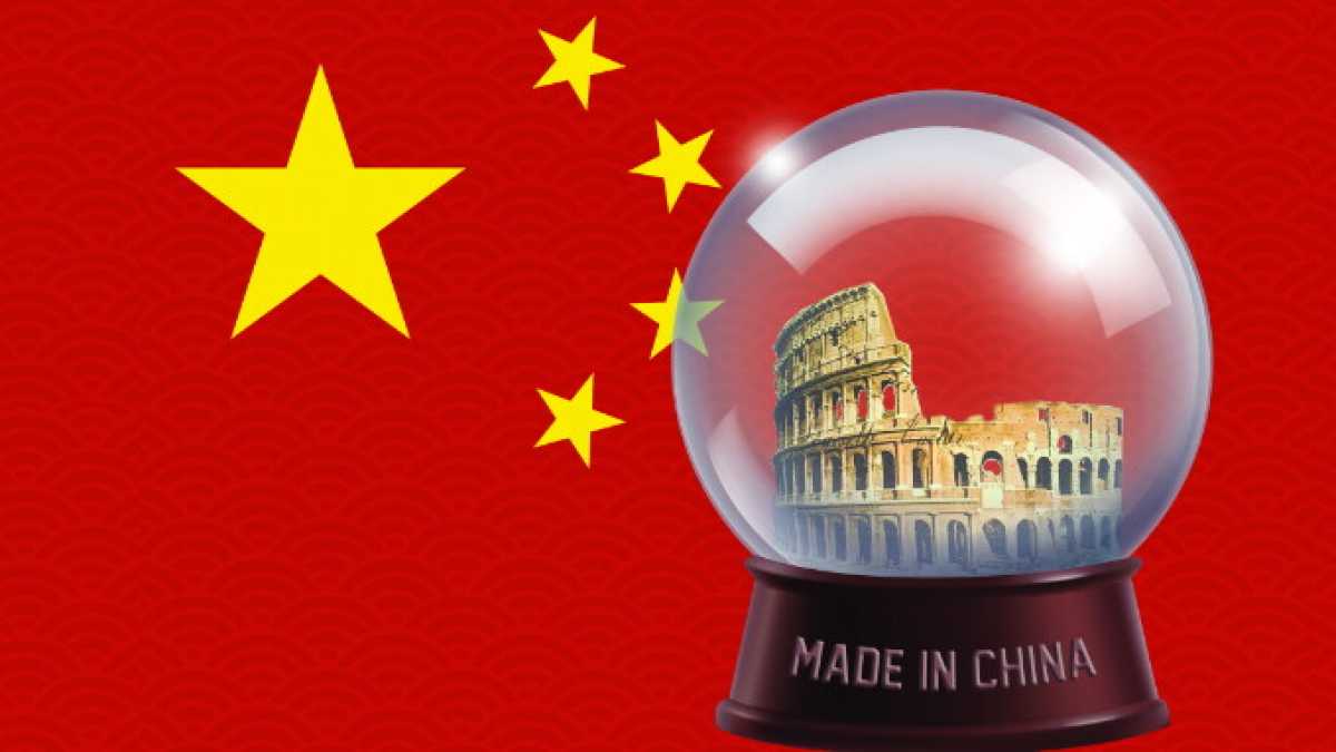 Immagine di Xi Jinping a Roma