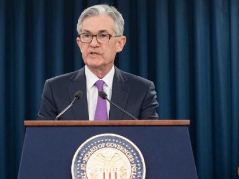 Il governatore della Fed, Jerome Powell (foto LaPresse)