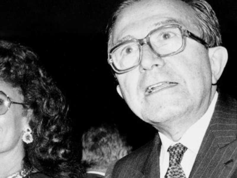 Sophia Loren e Giulio Andreotti (foto LaPresse)