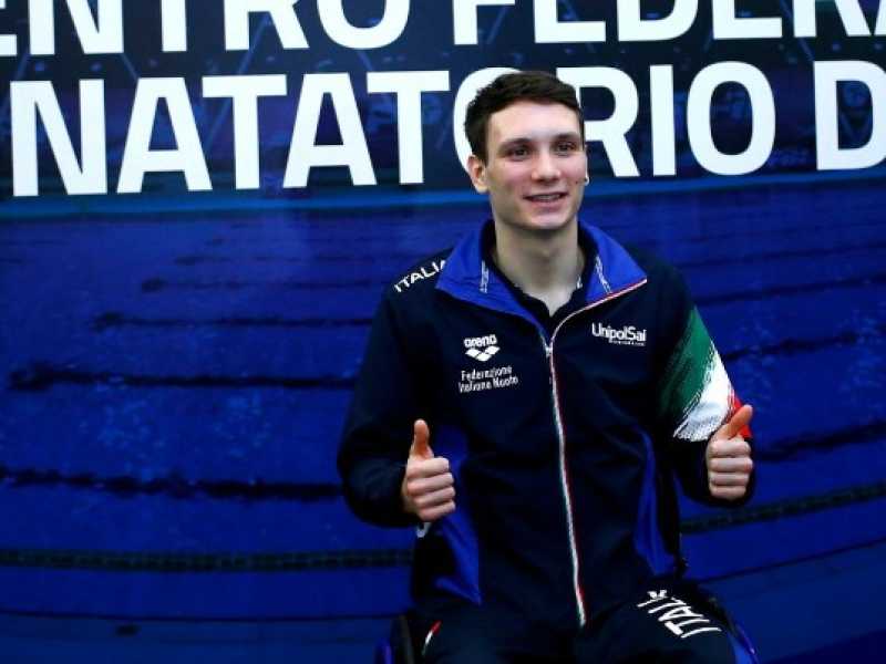 Manuel Bortuzzo (foto LaPresse)