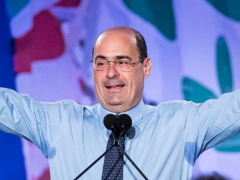 Il neosegretario del Pd, Nicola Zingaretti (foto LaPresse)