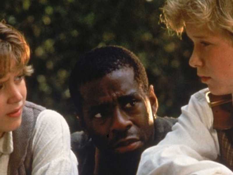 Una scena del film The Adventures of Huck Finn, Usa 1993