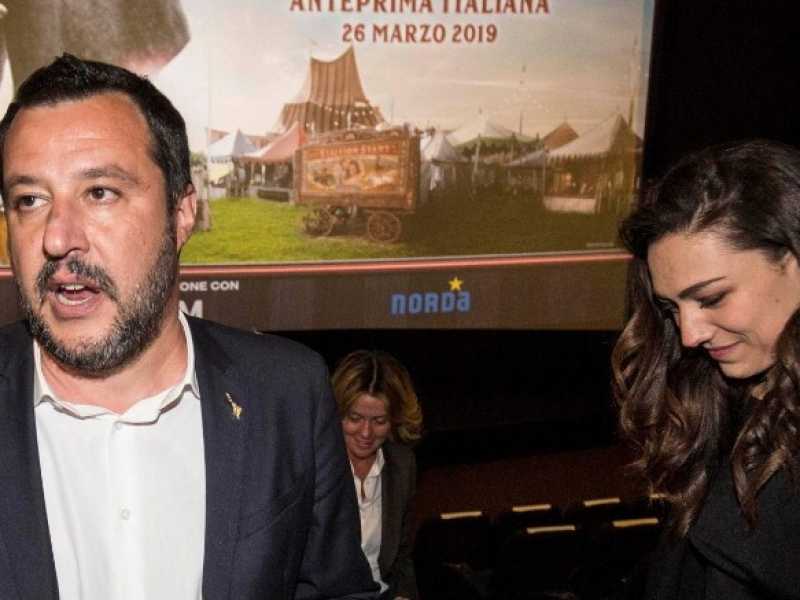 Francesca Verdini e Matteo Salvini