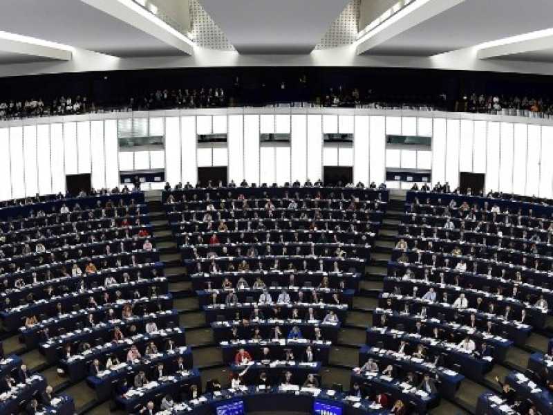 Sessione del Parlamento Europeo a Starsburgo (foto LaPresse)
