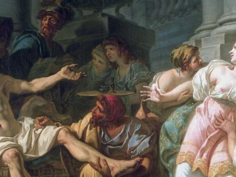 acques-Louis David, La morte di Seneca, 1773, Parigi, Petit-Palais (via Wikimedia)