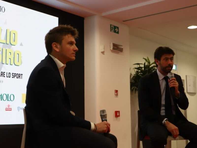 Andrea Agnelli all'evento del Foglio Sportivo