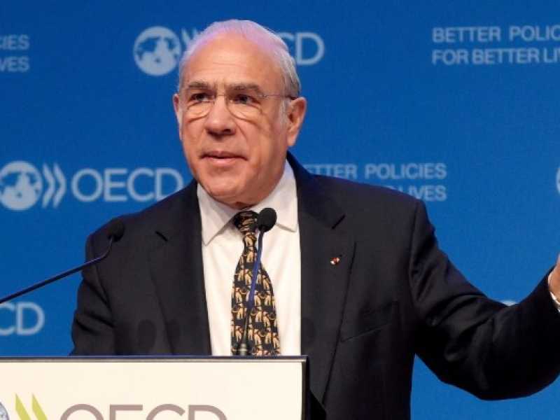 Il segretario generale dell'Ocse, Angel Gurr&iacute;a (foto LaPresse)