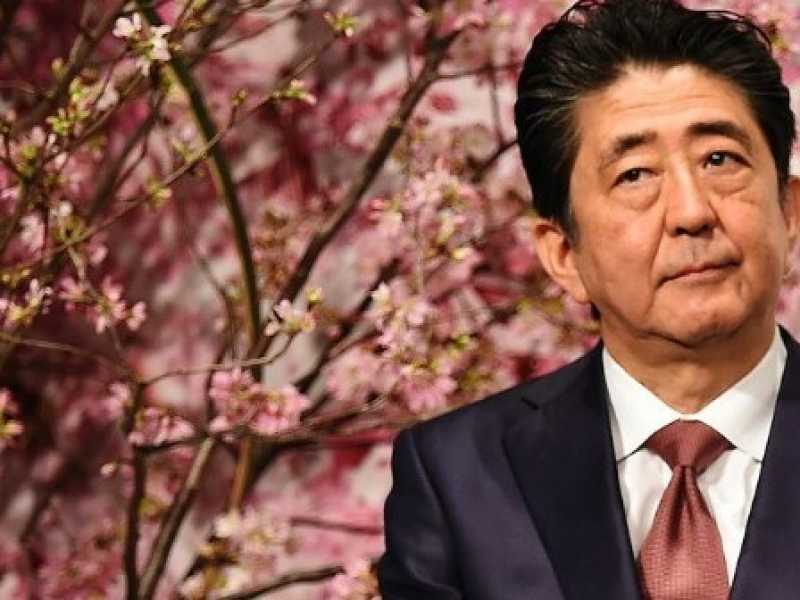 Il primo ministro giapponese, Shinzo Abe (foto LaPresse)