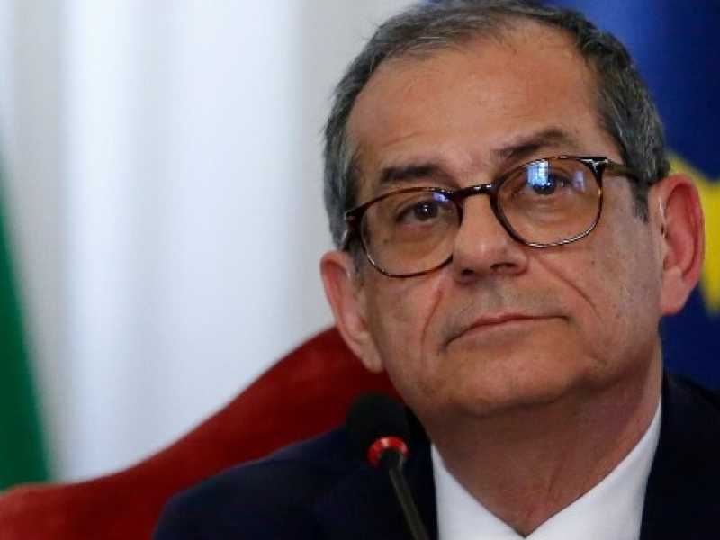 Il ministro dell'Economia, Giovanni Tria (Foto LaPresse)