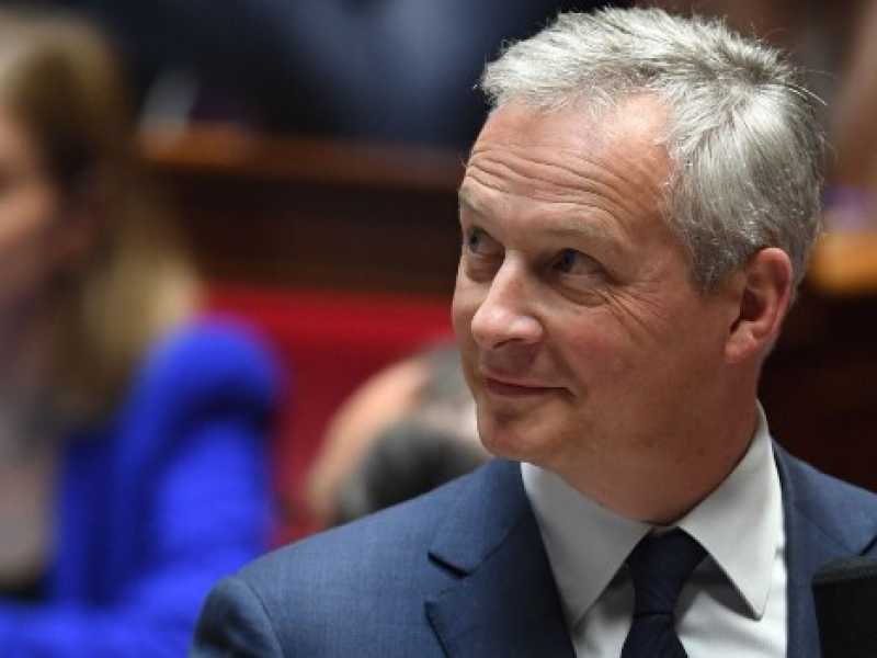 Il ministro dell'Economia francese, Bruno Le Maire (Foto LaPresse)