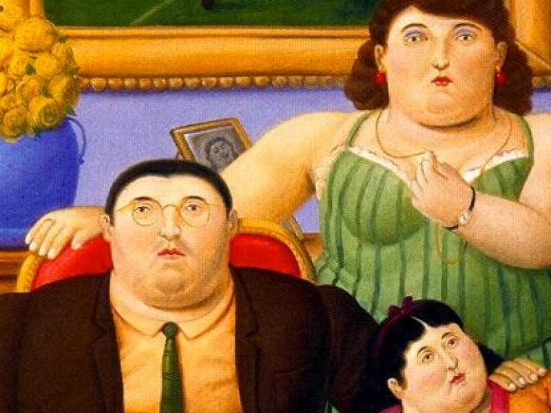 "Famiglia colombiana" di Botero
