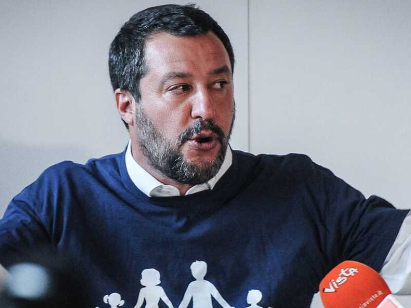 Matteo Salvini al Congresso mondiale delle famiglie (foto LaPresse)