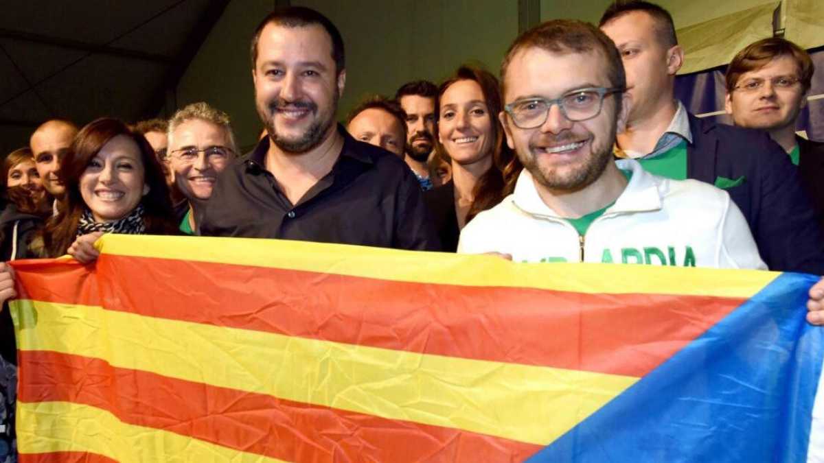Immagine di Dalla Catalogna libera ai neo-franchisti, metamorfosi della Lega
