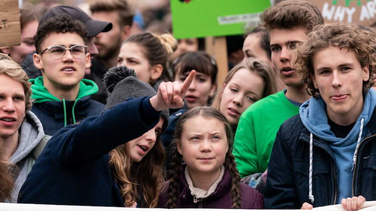Immagine di Greta Thunberg? Svegliatevi!