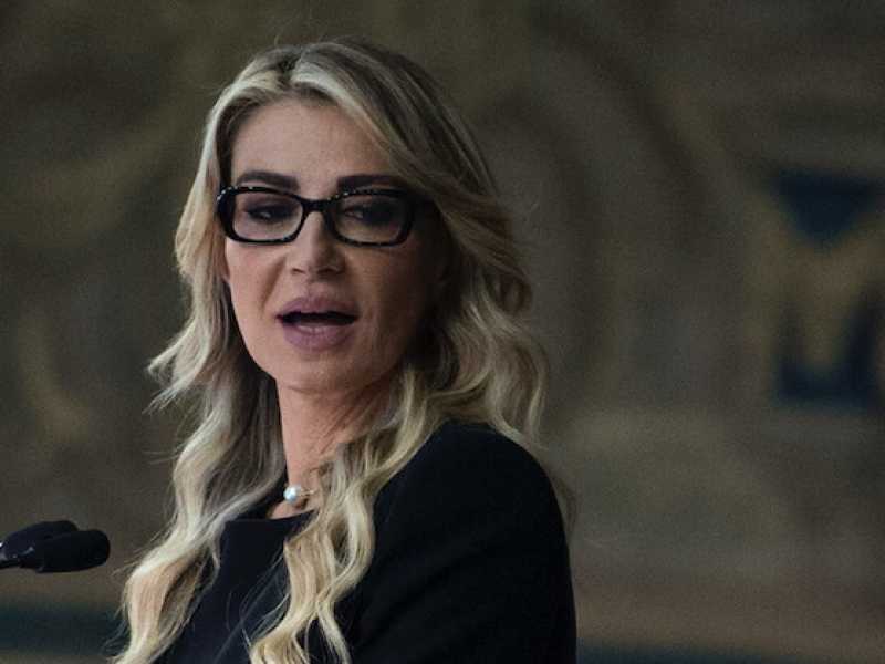 Romana Liuzzo alla Camera dei deputati per il premio Guido Carli (foto LaPresse)