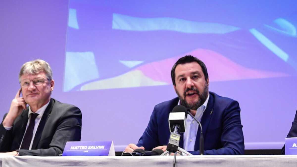 Immagine di L’indebitatissima Italia salviniana s’accoda ai sovranisti più rigoristiLa sceneggiata di Salvini a Milano