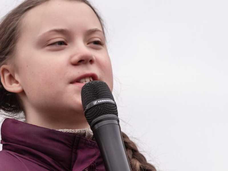 Greta Thunberg (Foto LaPresse)
