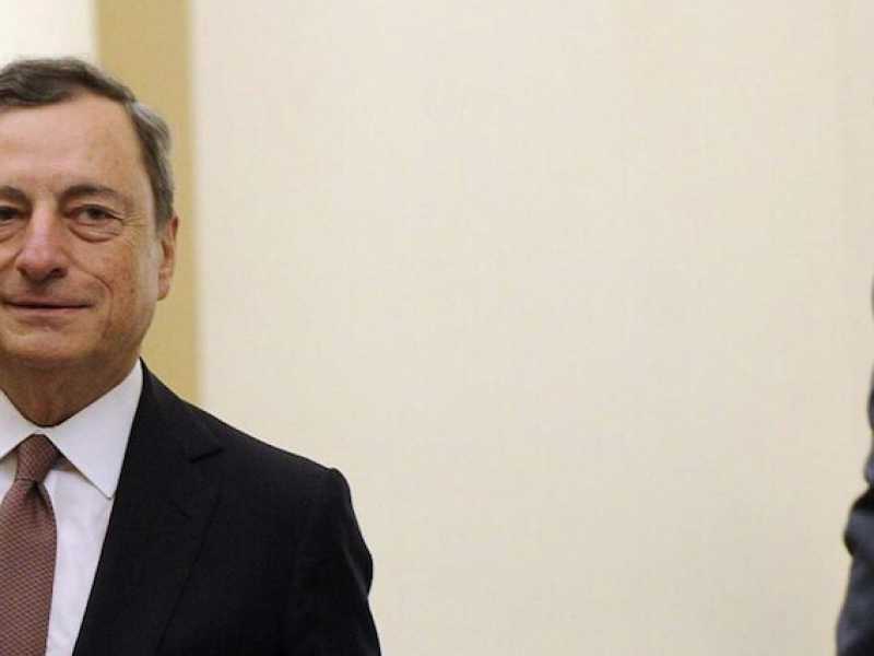 Mario Draghi (foto LaPresse) 