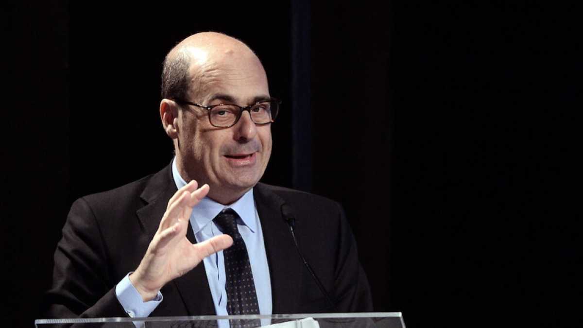 Immagine di Zingaretti versione buttadentro alle europee