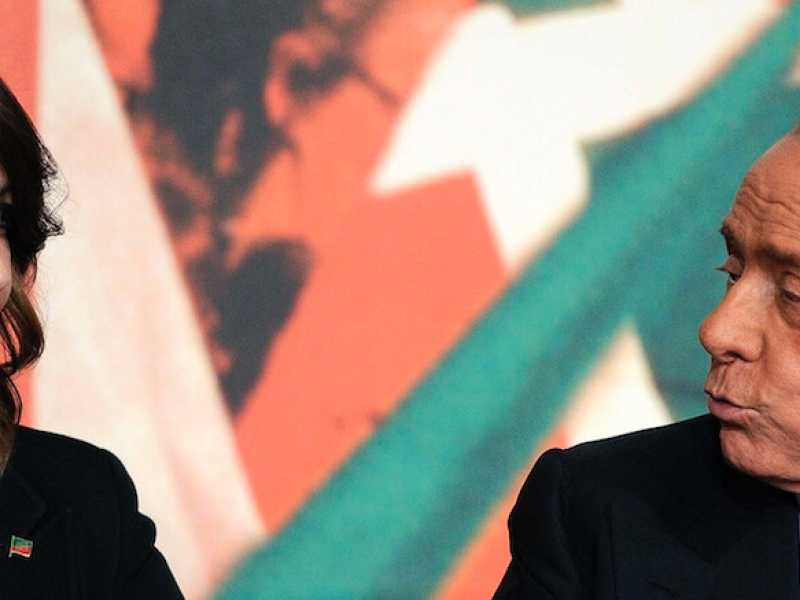 Elisabetta Gardini e Silvio Berlusconi (foto LaPresse)