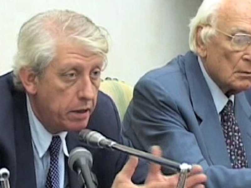 Massimo Bordin e Marco Pannella insieme nel 2007 