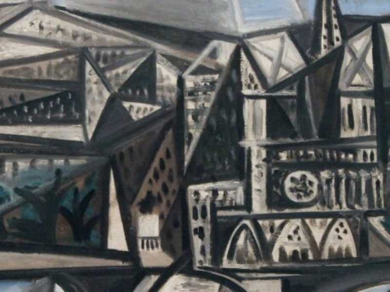 View of Notre-Dame de Paris, Pablo Picasso (1945)
