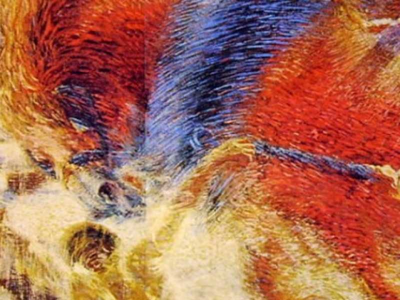 Umberto Boccioni, La città che sale (1910-11) - MoMA, New York