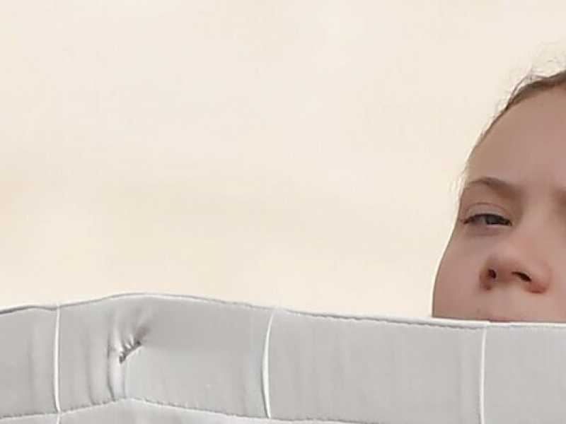 Greta Thunberg (foto LaPresse)