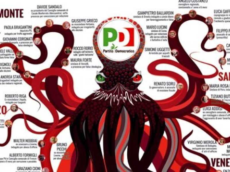 La &ldquo;Piovra Pd" creata dal M5s