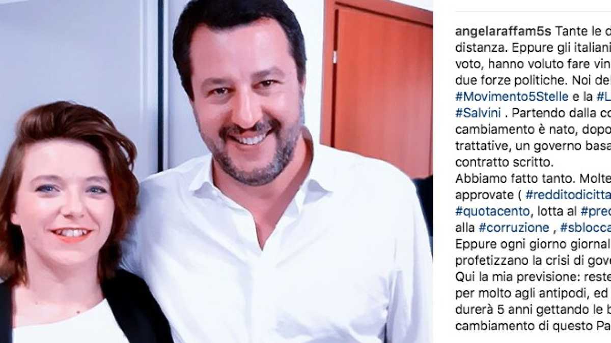 Immagine di Grillini per Salvini: Angela Raffa rende omaggio al Capitano a Corleone