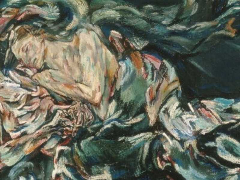 "La sposa nel vento", Oscar Kokoschka (1914)