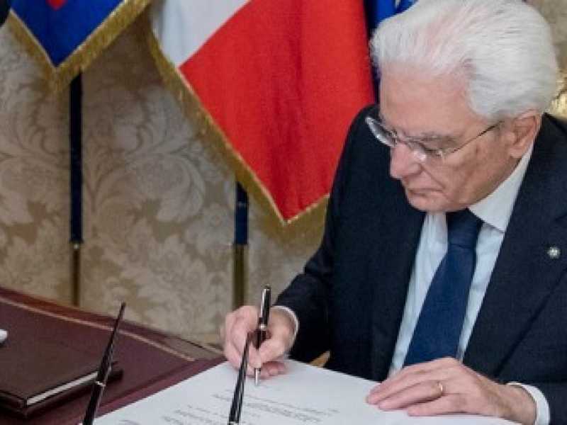 Sergio Mattarella (foto LaPresse)