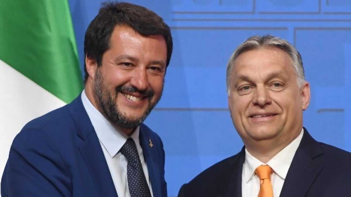 Immagine di Salvini, l’ungherese volante