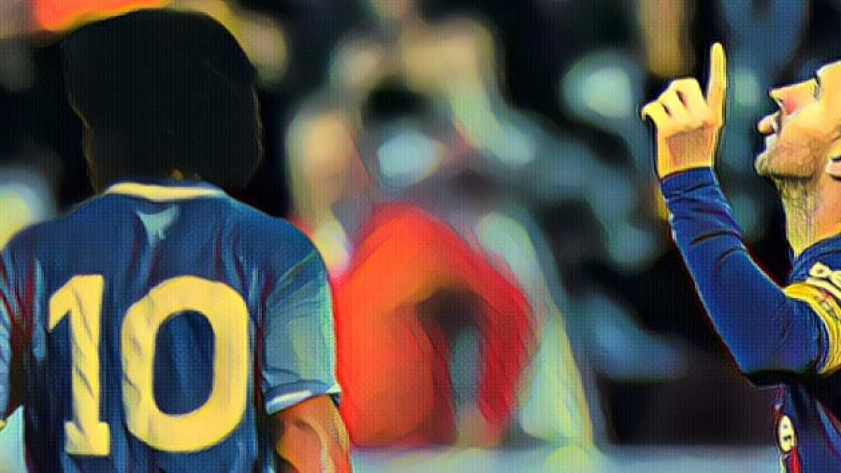 Immagine di Messi Maradona, Picasso Botticelli