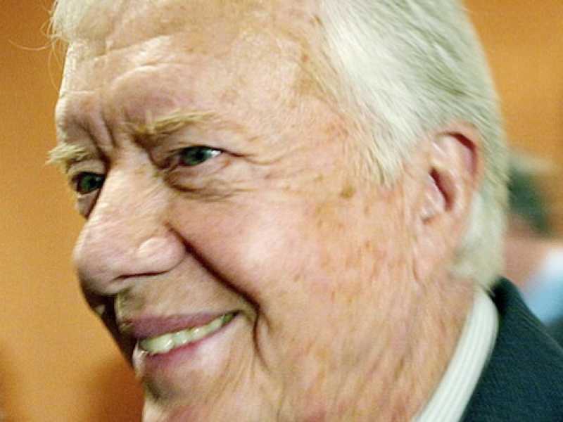 L'ex presidente americano, Jimmy Carter (Foto LaPresse)