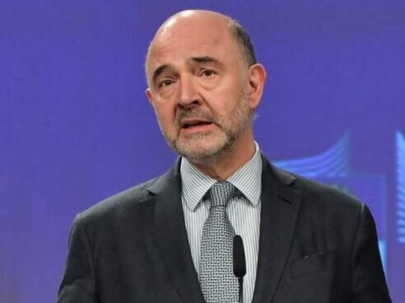 Il commissario per gli Affari Economici, Pierre Moscovici (foto LaPresse)