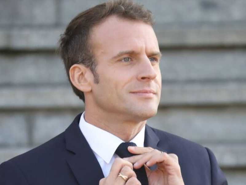 Emmanuel Macron (foto LaPresse)