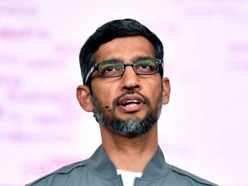Sundar Pichai, ceo di Google (foto LaPresse)