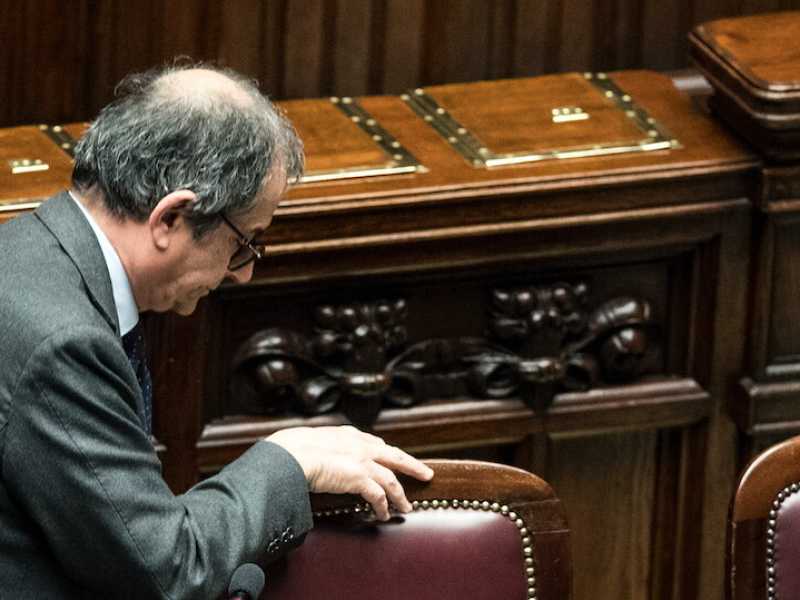 Il ministro dell'Economia Giovanni Tria (foto LaPresse)