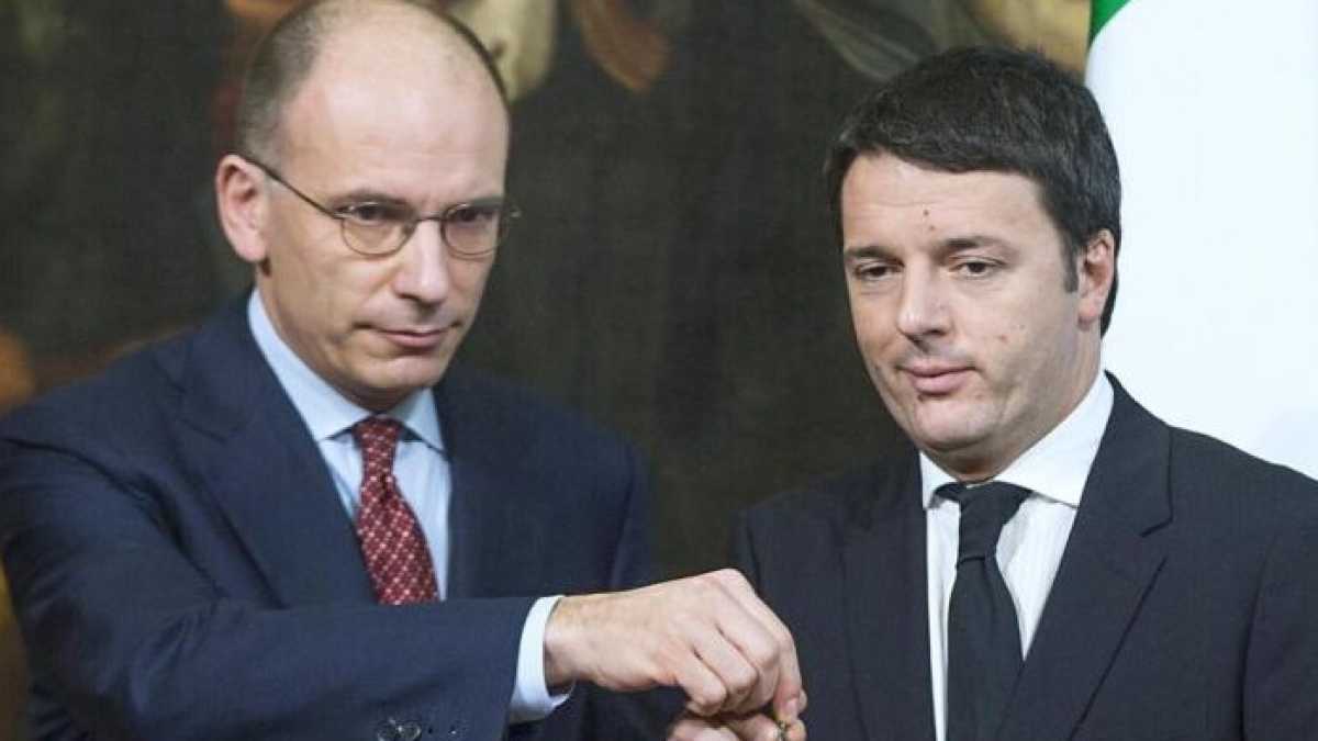 Immagine di Renzi e Letta nel totonomine per il Consiglio europeo