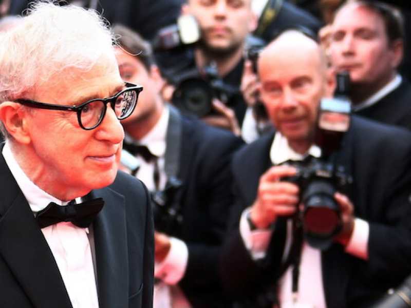Woody Allen al festival di Cannes 2016 (LaPresse)