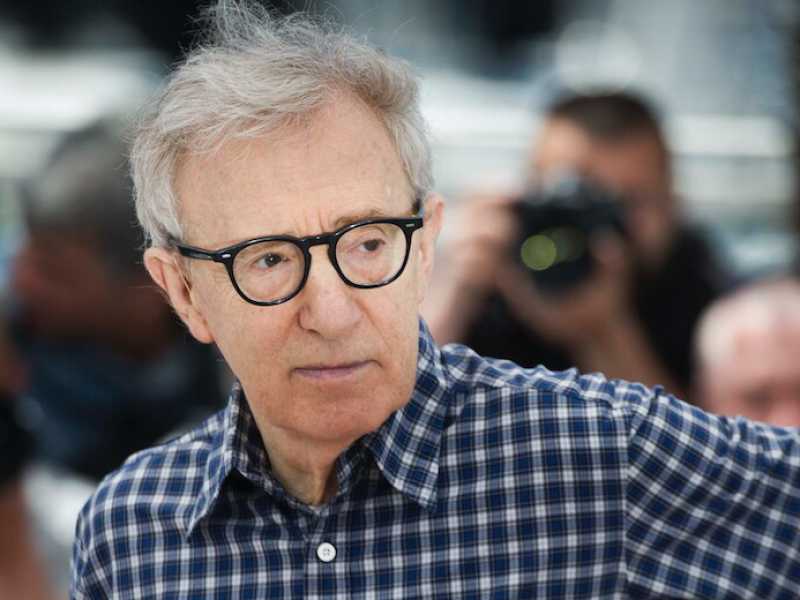 Woody Allen a Cannes (foto LaPresse)